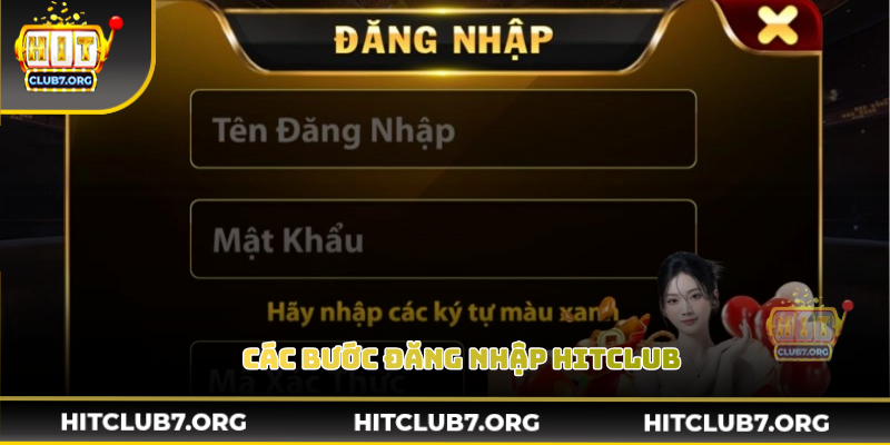 Giao diện truy cập Hitclub được thiết kế trực quan, dễ thao tác