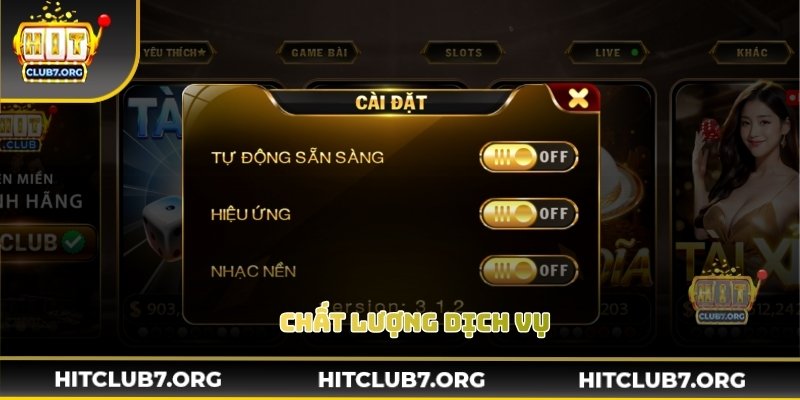 Chất lượng dịch vụ siêu đỉnh